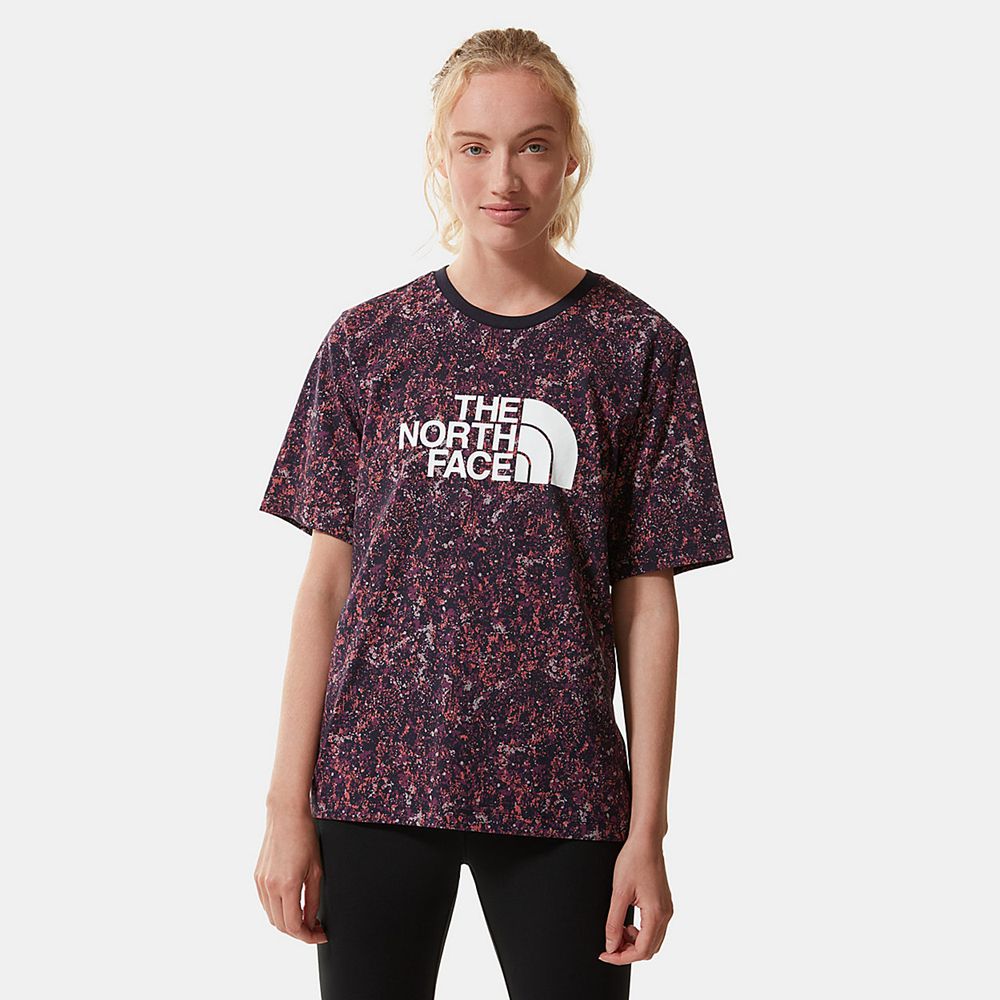 The North Face T-Shirts Womens Australia - The North Face Relaxed Summer Burgundy (LXD-502786)